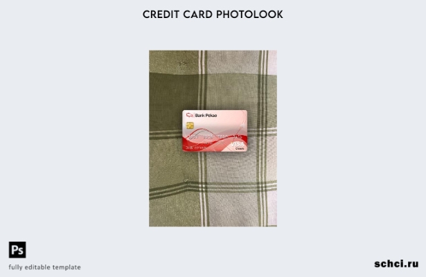 цифровая загрузка Польша Банк Pekao S.A банк Visa Classic Card фотошаблон лицево